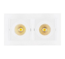 Встраиваемый светильник Arlight Cl-kardan CL-KARDAN-S180x102-2x9W Day (WH, 38 deg)