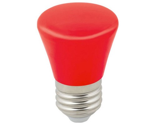 Лампа светодиодная Volpe Décor Color E27 1Вт K LED-D45-1W/RED/E27/FR/С BELL