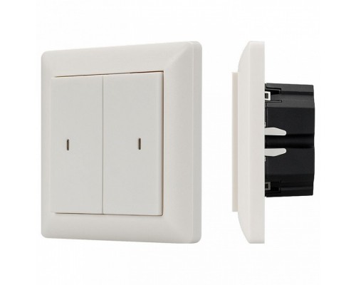 Диммер клавишный Arlight Knob SR-KN0200-IN White (KNX, DIM)