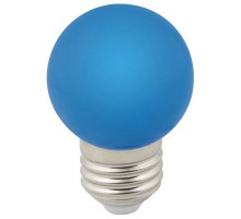 Лампа светодиодная Volpe Sky E27 1Вт K LED-G45-1W/BLUE/E27/FR/С