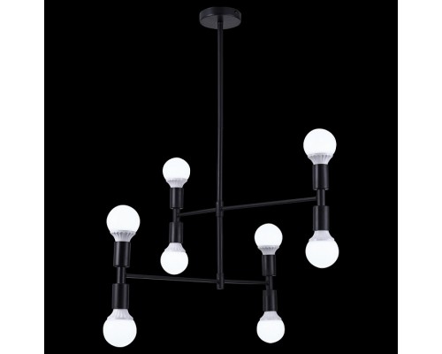 Люстра на штанге Natali Kovaltseva Loft Lux 2 LOFT LUX 75129/8C BLACK