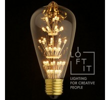 Лампа светодиодная Loft it Edison Bulb E27 3Вт 2700K ST64-47LED