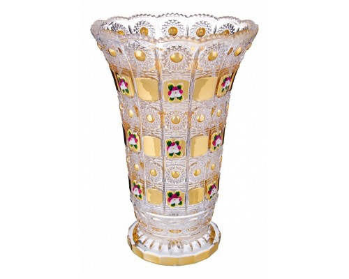 Ваза настольная (17x25 см) Lefard Gold Glass 195-125