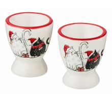 Набор из 2 подставок для яиц (5.6x6.6 см) Party cats 230-347