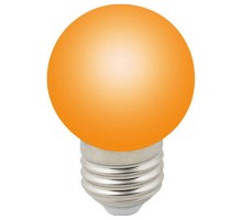 Лампа светодиодная Volpe Sky E27 1Вт K LED-G45-1W/ORANGE/E27/FR/С