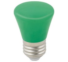 Лампа светодиодная Volpe Décor Color E27 1Вт K LED-D45-1W/GREEN/E27/FR/С BELL