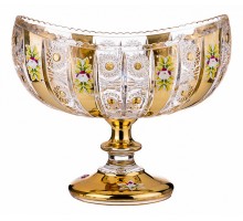 Чаша декоративная (26х22 см) Gold Glass 195-133