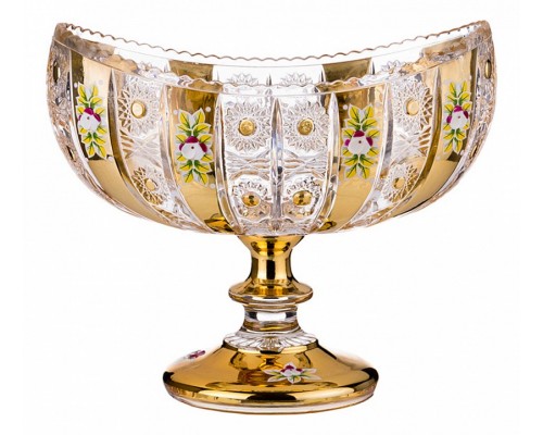 Чаша декоративная (26х22 см) Gold Glass 195-133