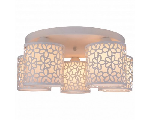 Потолочная люстра Arte Lamp Traforato A8349PL-5WH