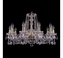 Подвесная люстра Bohemia Ivele Crystal 1402 1402/10/240/G