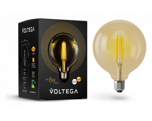 Лампа светодиодная Voltega Loft led E27 8Вт 2800K