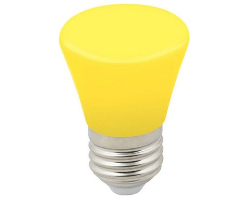 Лампа светодиодная Volpe Décor Color E27 1Вт K LED-D45-1W/YELLOW/E27/FR/С BELL