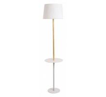 Торшер с полкой Arte Lamp Connor A2102PN-1WH