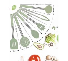 Набор кухонный из 6 предметов Korn RMH-CORNY-6-Green
