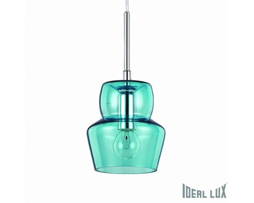 Подвесной светильник Ideal Lux Zeno ZENO SP1 SMALL AZZURRO