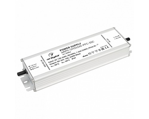 Блок питания Arlight  ARPV-UH24240-PFC-55C (24V, 10.0A, 240W)