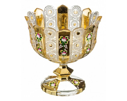 Чаша декоративная (24х25 см) Gold Glass 195-105