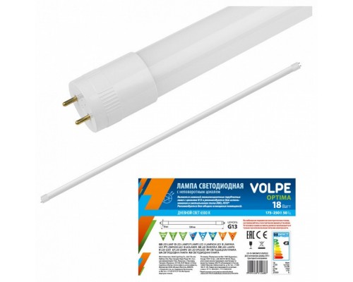 Лампа светодиодная Volpe Optima G13 24Вт 4000K LED-T8-24W/NW/G13/FR/FIX/O рукав