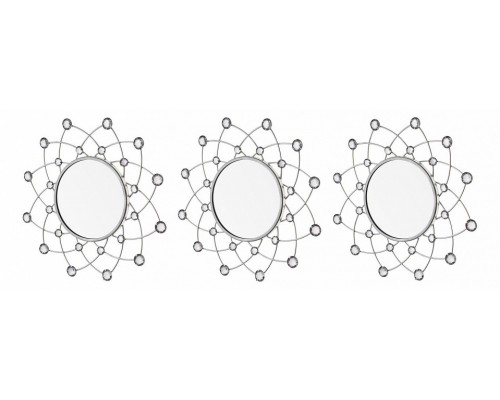 Набор из 3 зеркал настенных (25 см) Aviere 29226