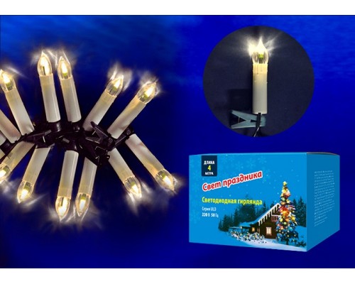 Гирлянда Супернить Uniel ULD-S0400 ULD-S0400-020/SGA WARM WHITE IP20 CANDLES